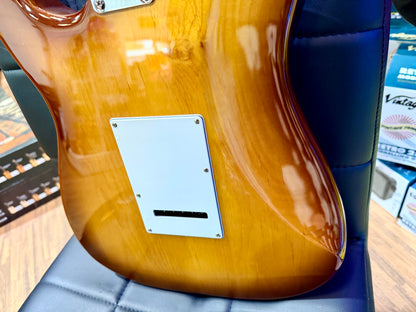 🔥NEW🔥 Vintage REVO Series 'Deluxe' Guitar ~ Cappuchino Burst~ Alan Entwistle!