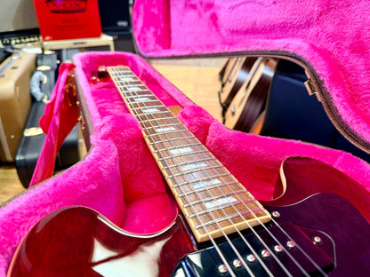 ✨2018✨ Epiphone Riviera Custom P93 Wine Red Bigsby P90 + New Gator Hard Case!