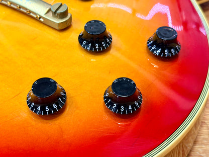 🔥1980’s MIJ🔥 Burny Les Paul Custom~ Cherry Sunburst~ Ebony~ Japan Import 🇯🇵