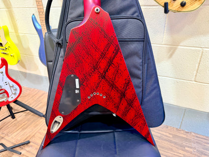 🔥2025🔥 Solar V2.6 Cannibalismo + Plus Flying V~ Blood Red~ Gig Bag~ MINT!