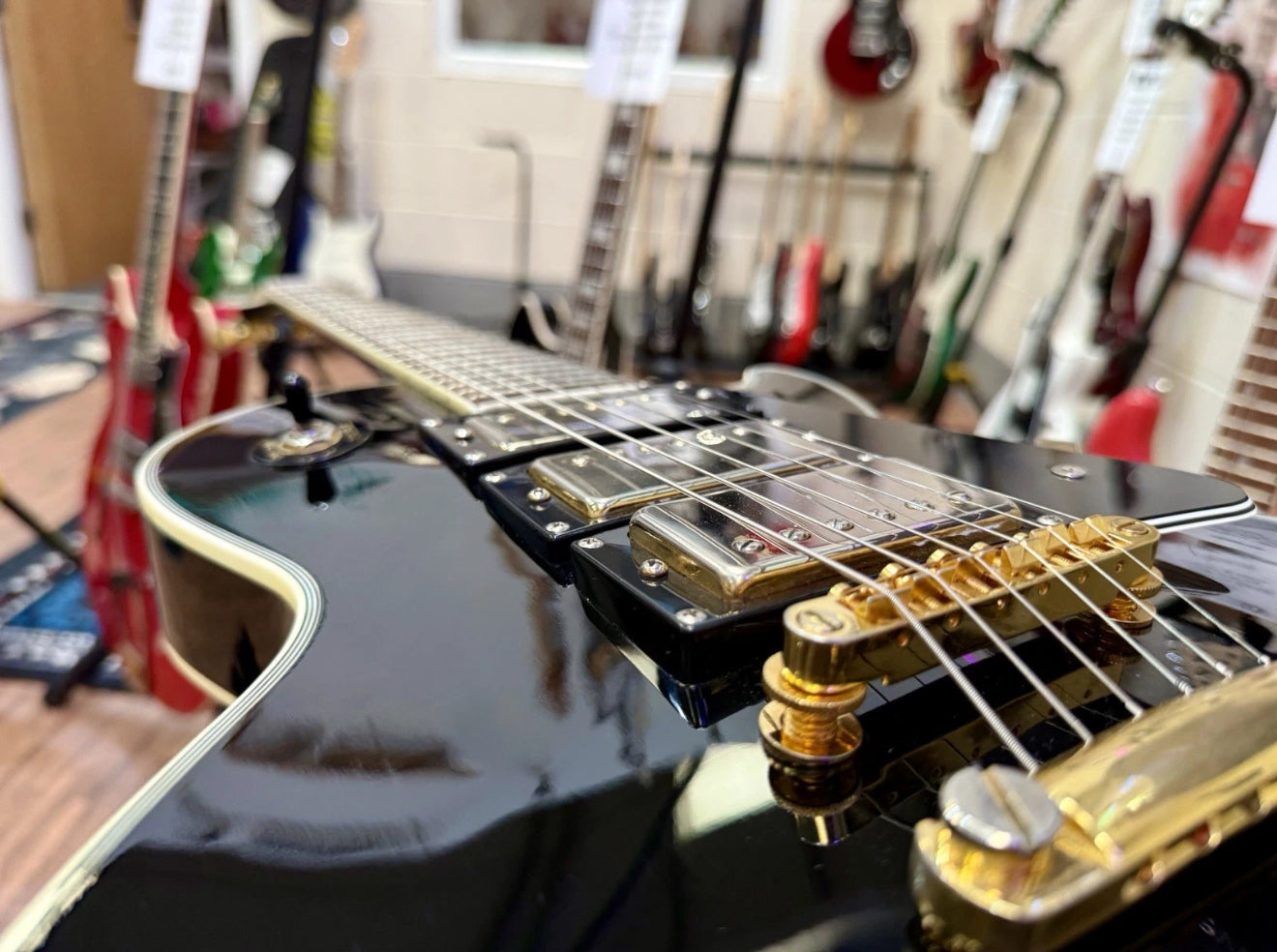 🔥1997 Korea🔥  Epiphone Les Paul Black Beauty Custom~ Exceptional Condition!