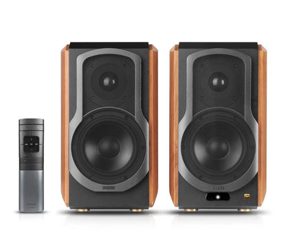 Edifier S1000W WiFi/Airplay Bluetooth Active Bookshelf Speakers Works with Alexa