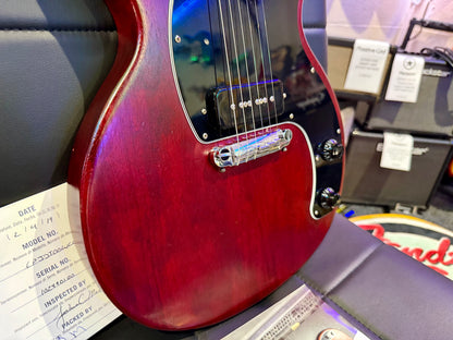 🌟2019🌟 Gibson Les Paul Junior Tribute DC Worn Cherry~ Double Cut~ Dog Ear P90!