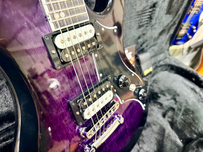 🔥NEW🔥 2025 Gibson Victory Figured Top~ Dark Purple Burst~ Hard Case & Docs!