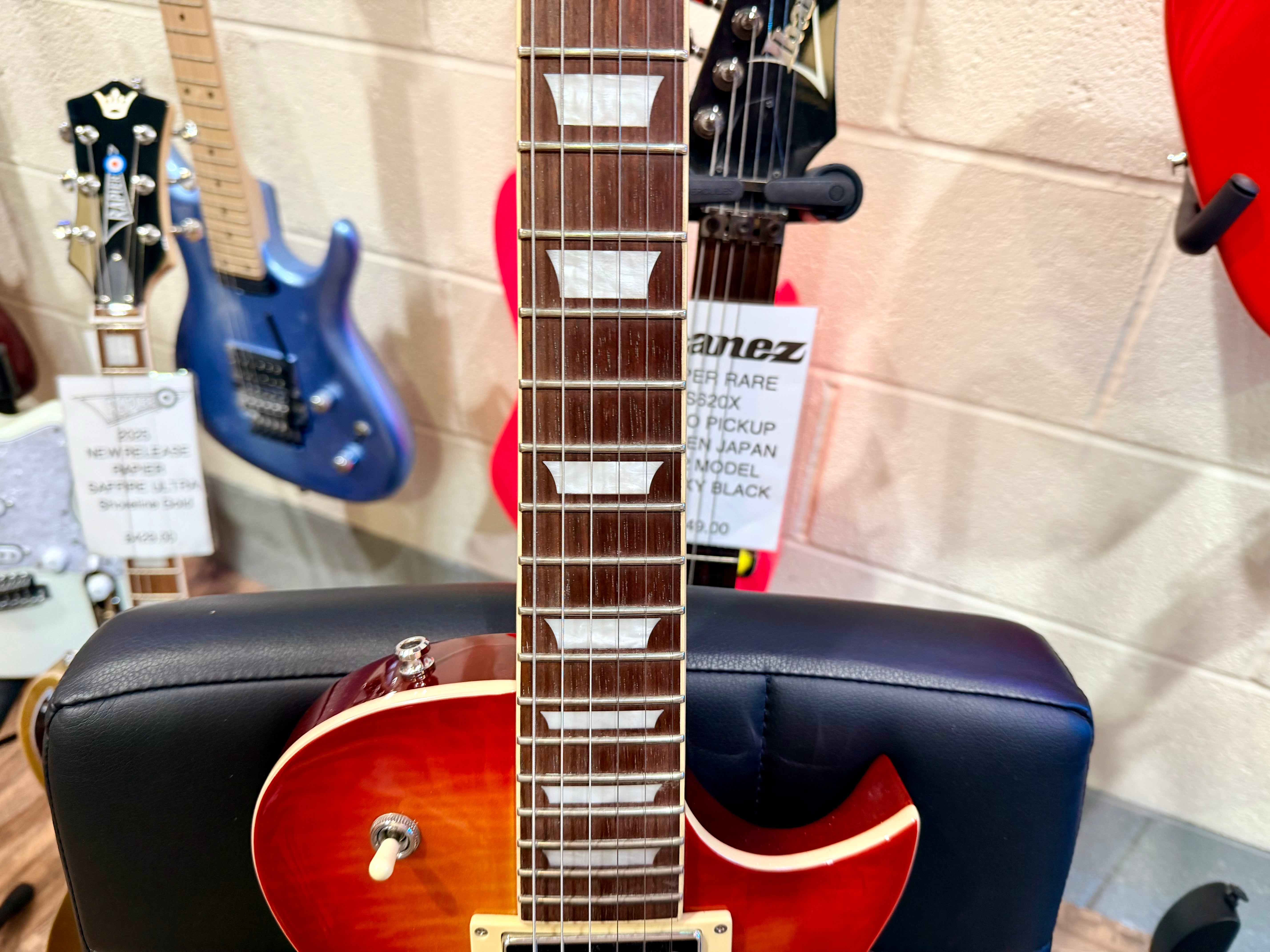 ☀️ Harley Benton SC Custom Line Singlecut Les Paul Electric Guitar~ Sunburst ☀️