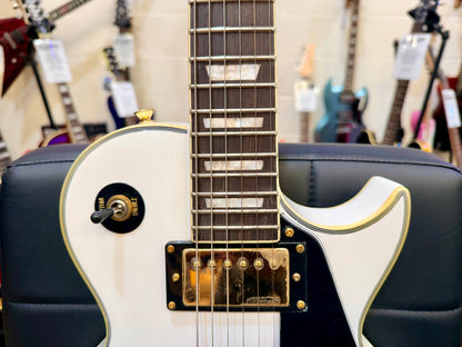🔥NEW🔥 Vintage V100 ReIssued Electric Guitar – Arctic White Les Paul V100AW!