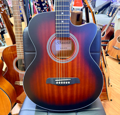 Brunswick BTK50TB Advanced Stage Electro-Acoustic Guitar~ Tobacco Burst Satin