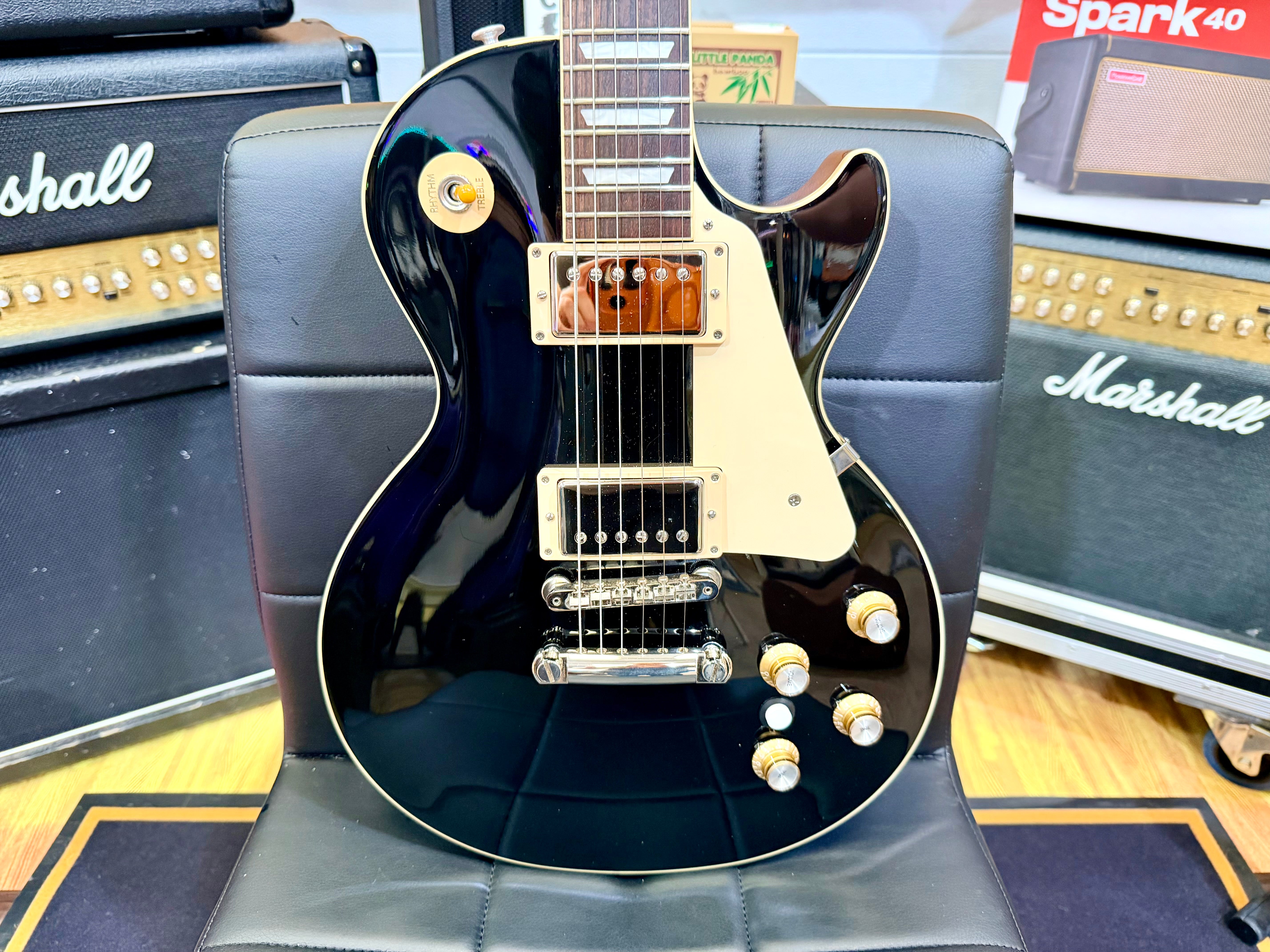 🔥2023🔥 Gibson Les Paul Standard 60s Plain Top Ebony~ Seymour Duncan/Killswitch