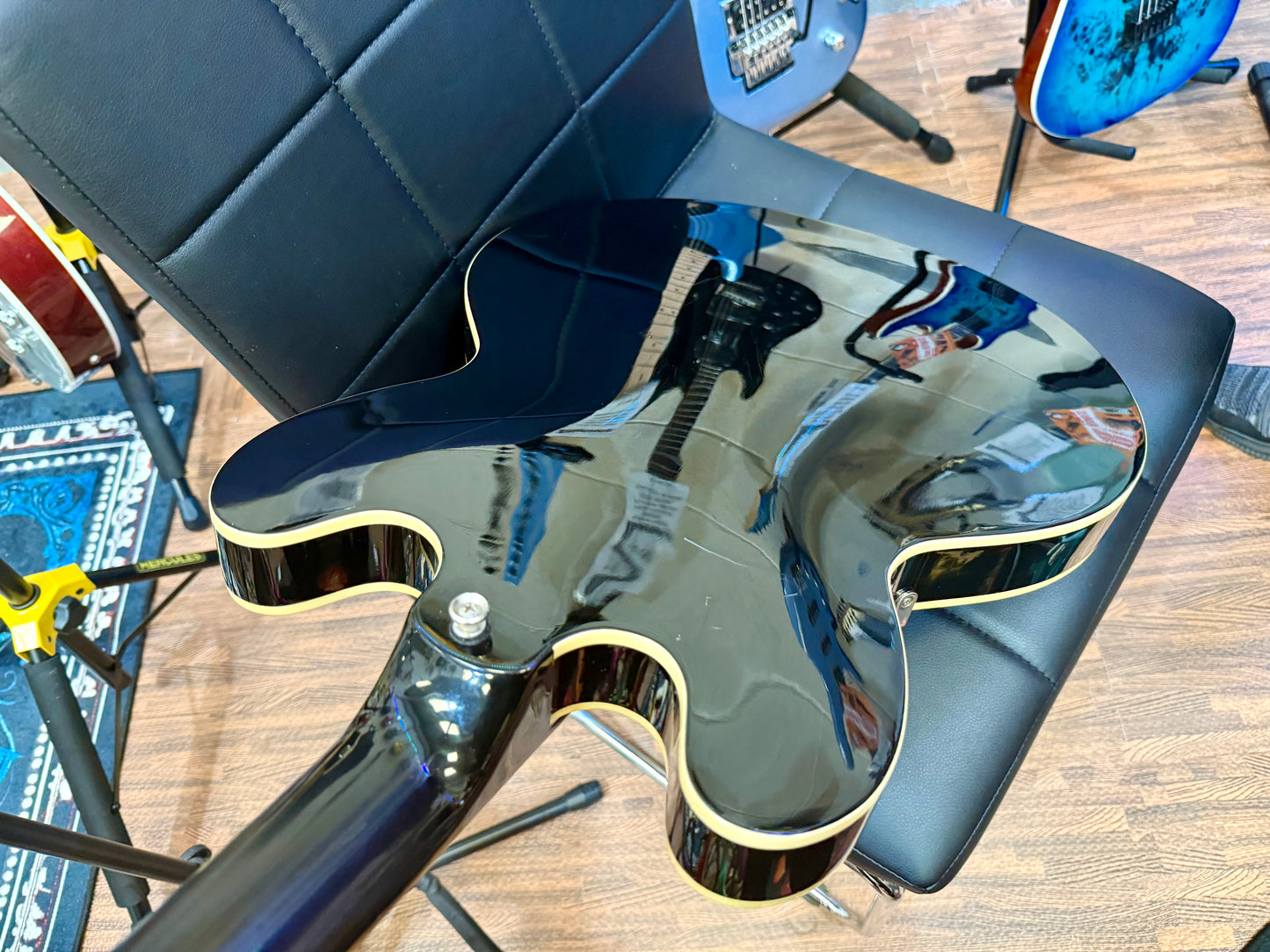 🌟2010🌟 Epiphone ES-335 Dot EB~ Ebony Black Hollow-Body!