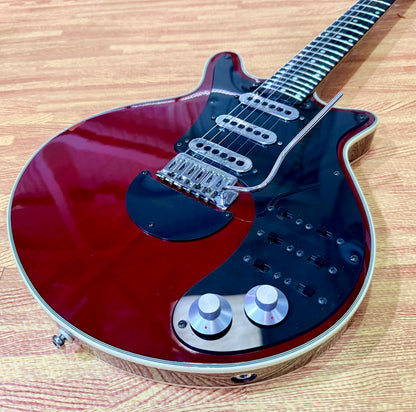 ⚡️2003⚡️ Burns London Brian May Signature Red Special~ Cherry Red Korean Made!