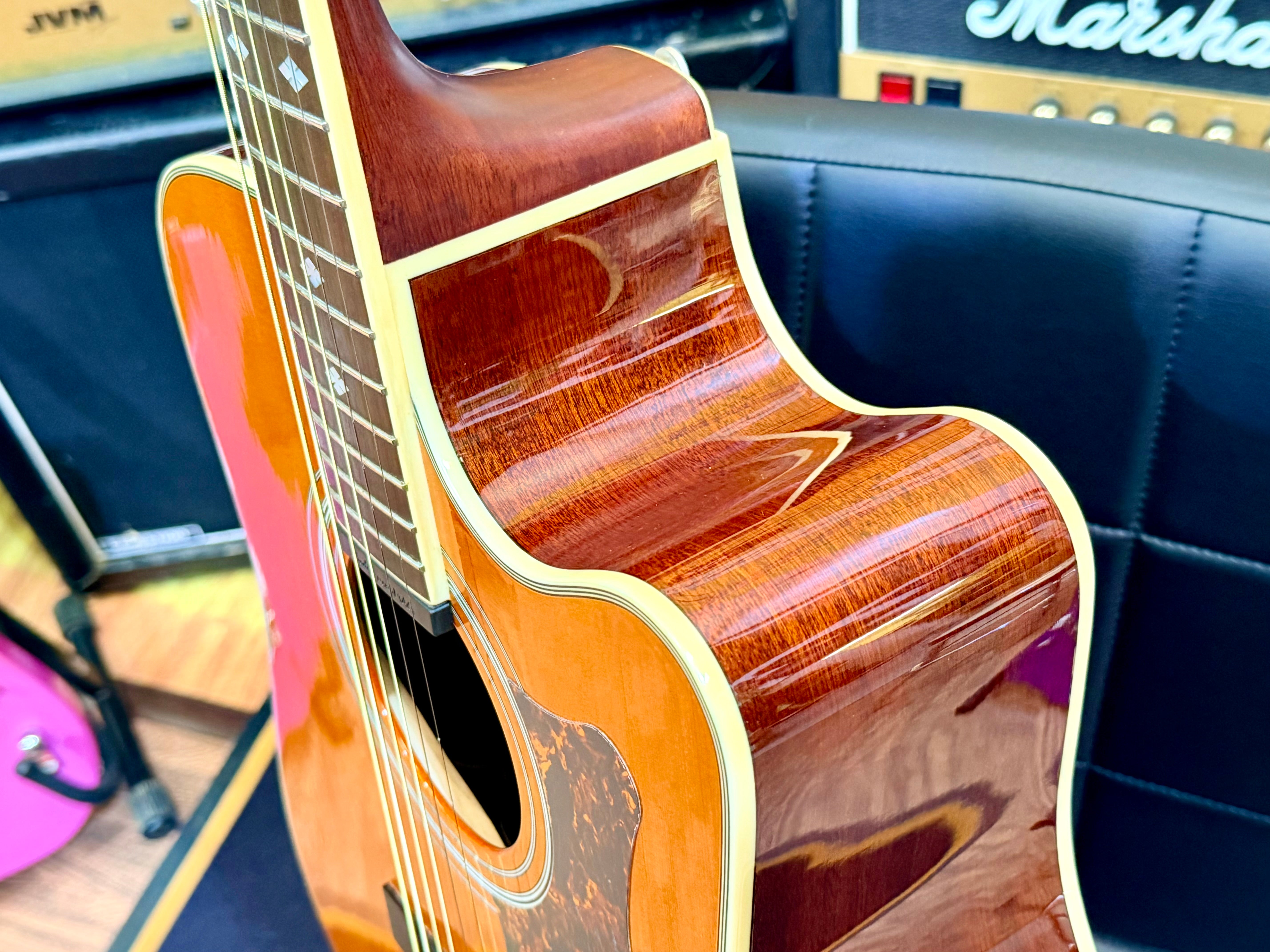 🌟2013🌟 Epiphone Masterbilt DR-500MCE Electro Acoustic Guitar All Solid~ Natural