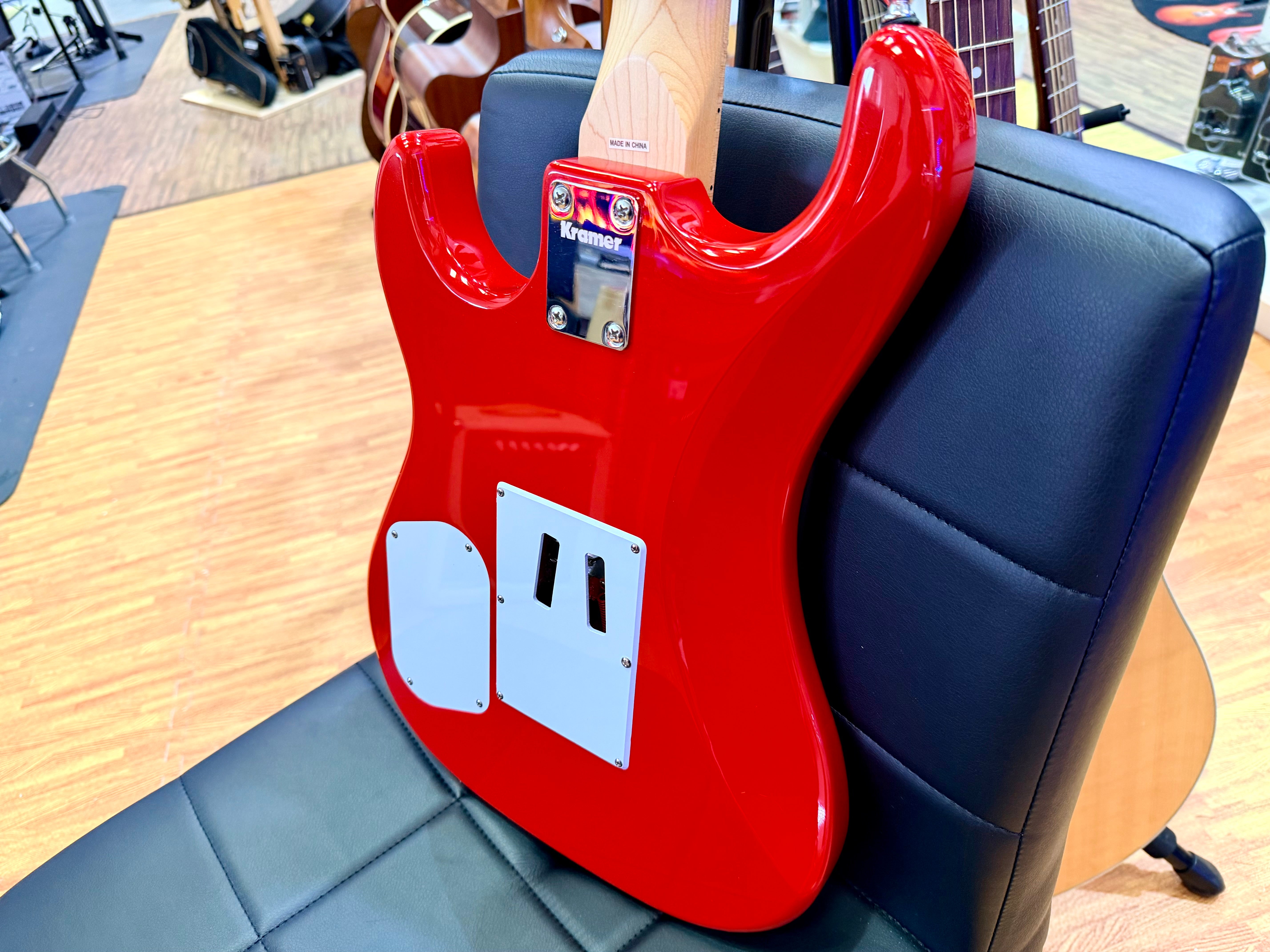 🔥2021🔥 Kramer Pacer Classic FR Special~ Scarlet Red Metallic~ Floyd Rose HH!