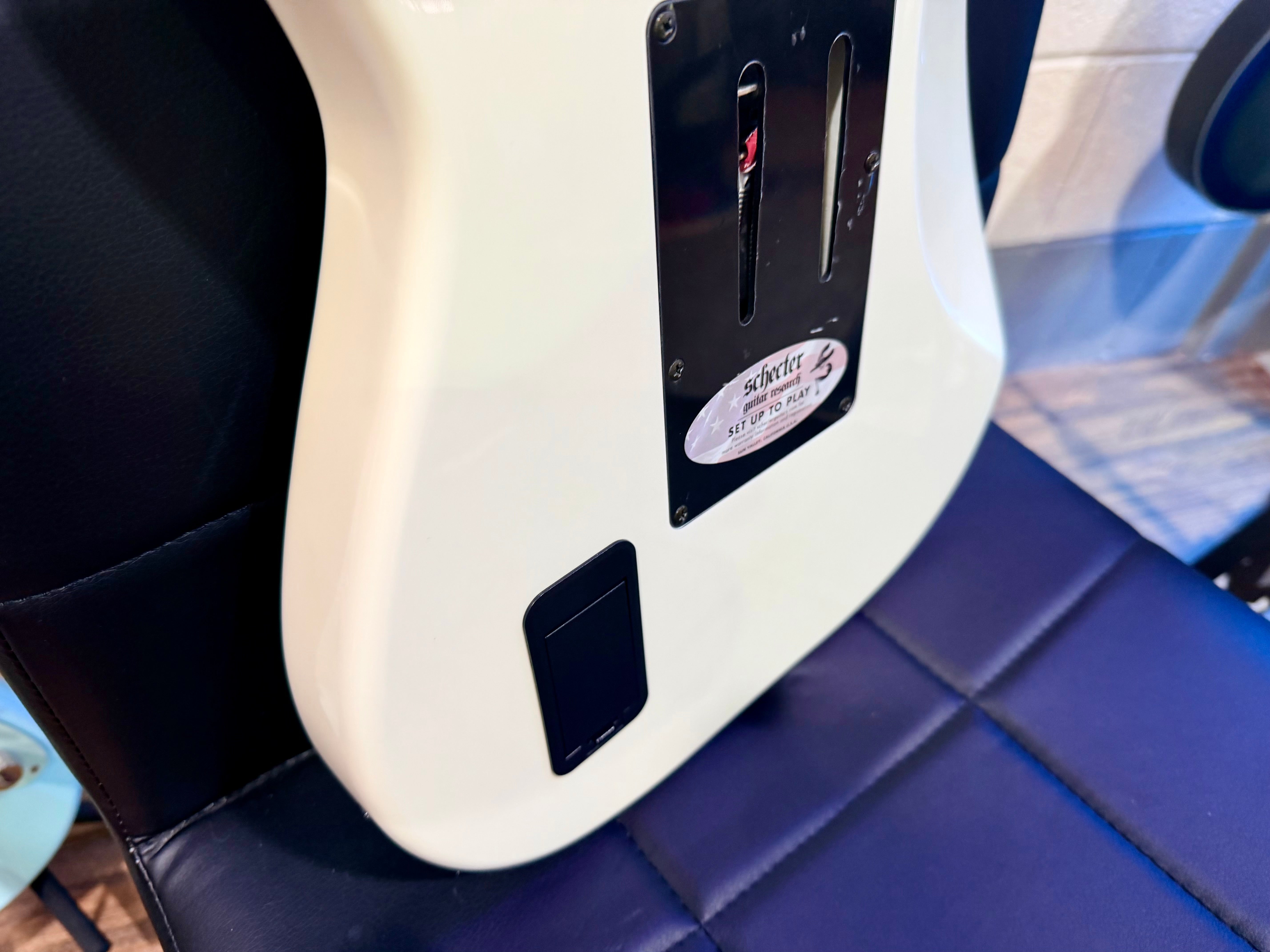 🔥2017🔥 Schecter Sun Valley Super Shredder FR~ Gloss White~ Floyd Rose!