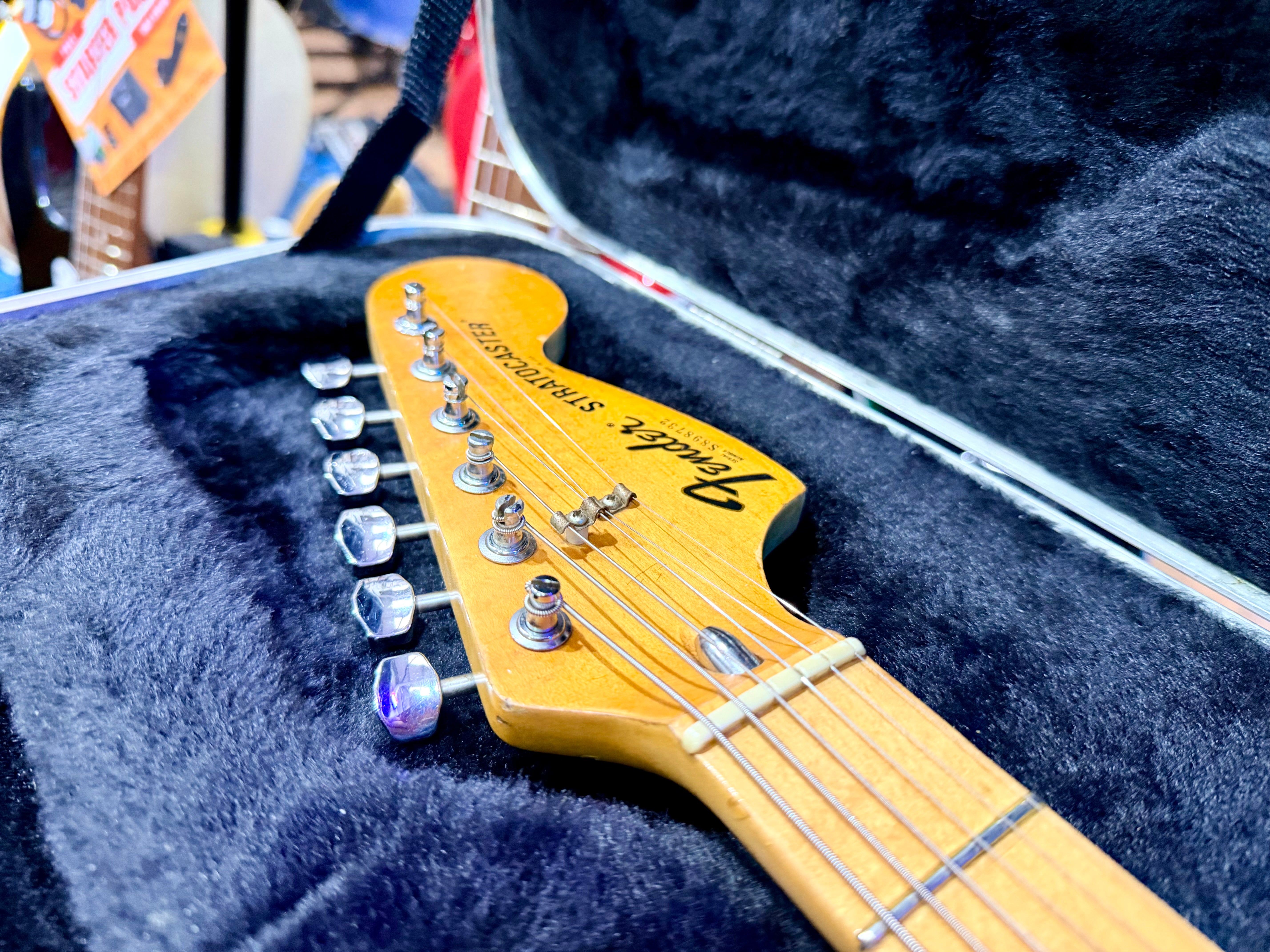 🔥 1979 🔥 Fender Hardtail Stratocaster~ Antigua Sunburst Vintage + Hard Case!