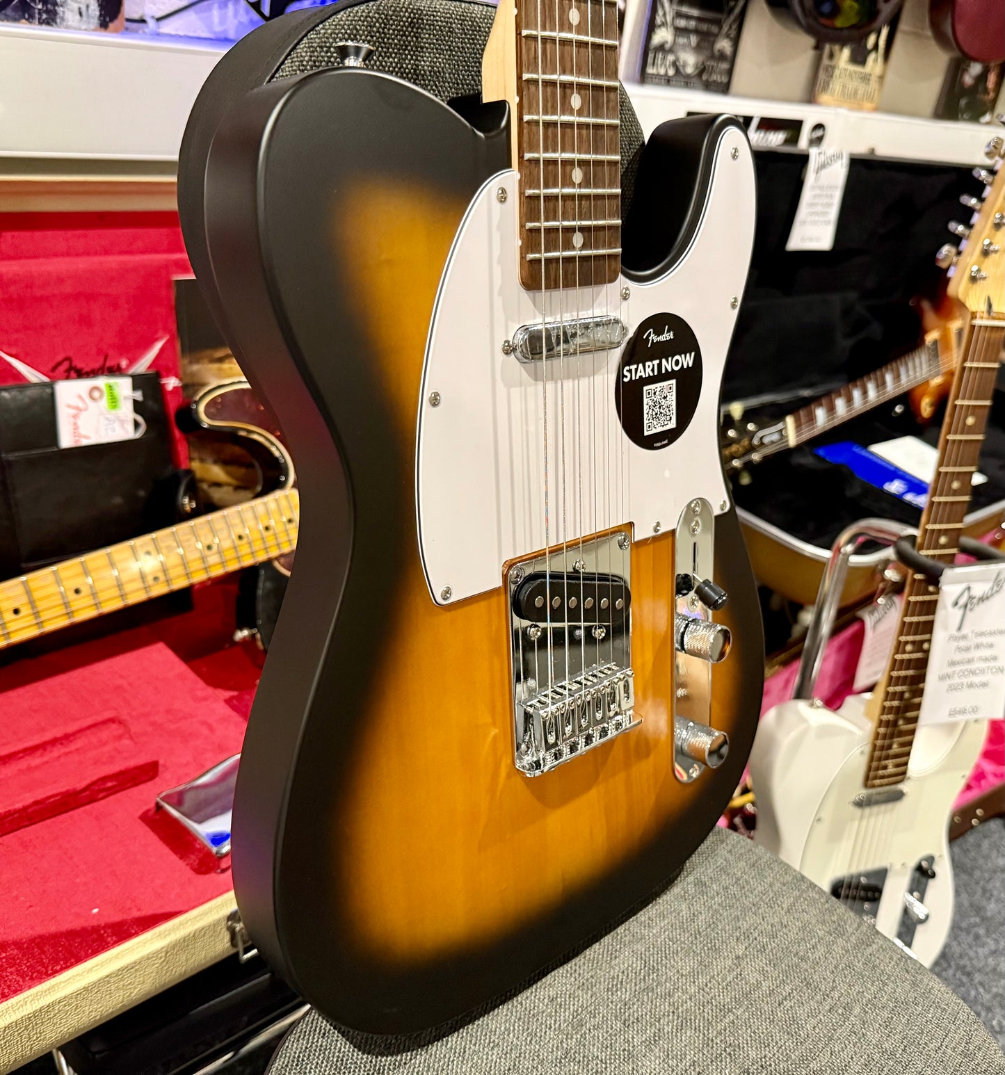 🌟NEW MODEL🌟 Fender Squier Telecaster Debut Collection Satin 2 Solour Sunburst!