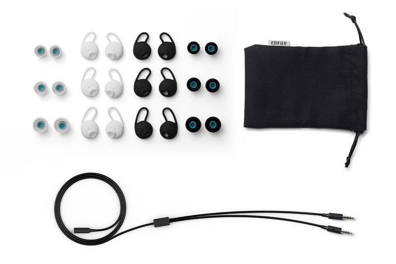Edifier GM3SE In-Ear Gaming Earphones With Detachable Microphone For PC / Android / IOS & PS4 - Black & Red