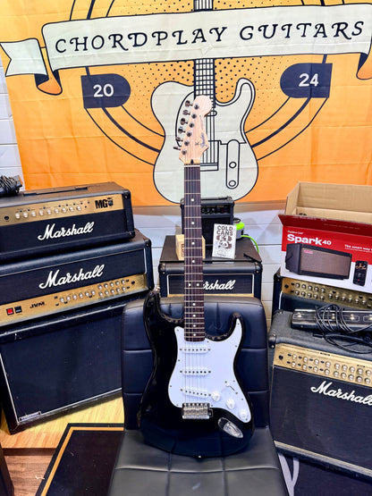 🇯🇵2004🇯🇵 Fender Japan ST-45 Stratocaster Black~ MIJ Rosewood Fingerboard!