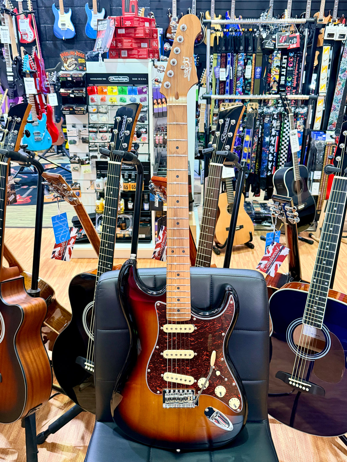 Jet JS-300 Electric Guitar~ Sunburst~ Roasted Maple~ Strat~ 2026!