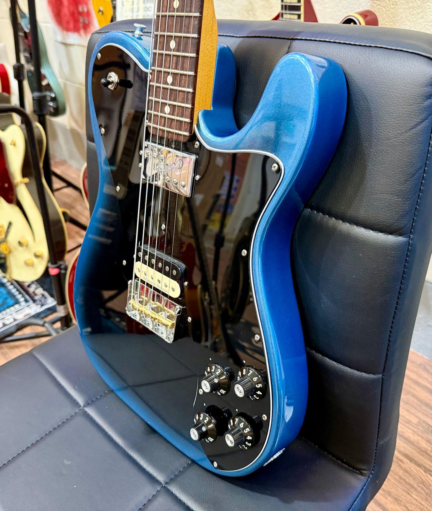 🔥2022 USA🔥 Fender American Professional II Telecaster Deluxe~ Dark Night~ Seymour Duncan!