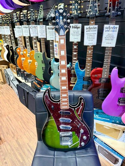 🔥NEW🔥 Rapier Saffire Ultra Electric Guitar~ Greenburst~ Astro-Split Pickups!