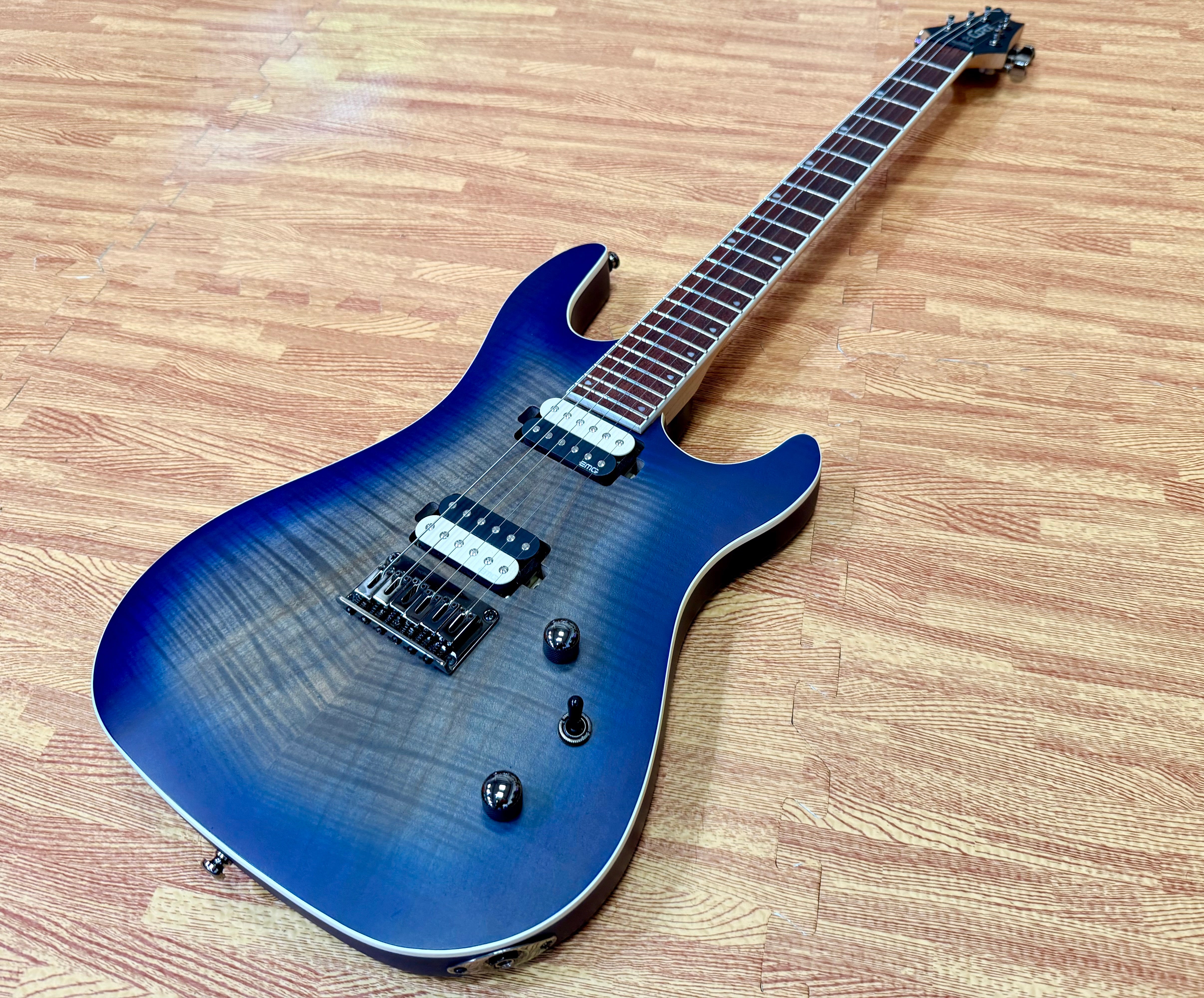 🔥 2023 🔥 Cort KX300 Electric Guitar~ Open Pore Cobalt Blue Burst~ EMG Pickups!