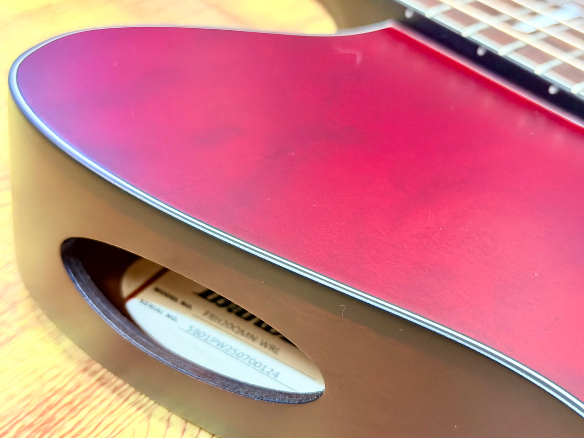 🔥2025🔥 Ibanez FRH20QMN Wine Red Low Gloss Nylon Electro Acoustic Guitar!