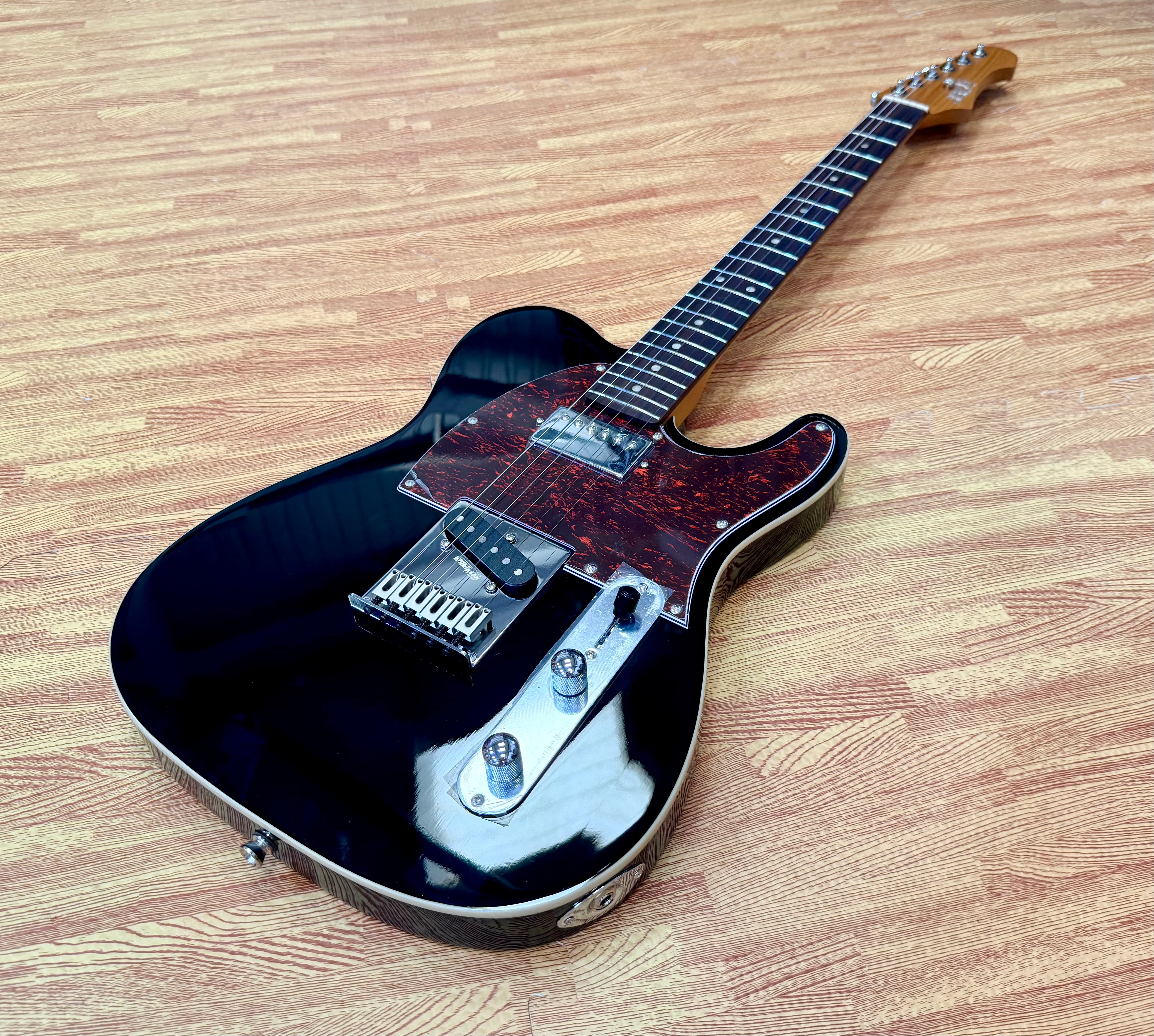 ⚡️NEW⚡️ JET JT-350 Black Electric Guitar~ Roasted Maple~ Telecaster Style~ 2026!
