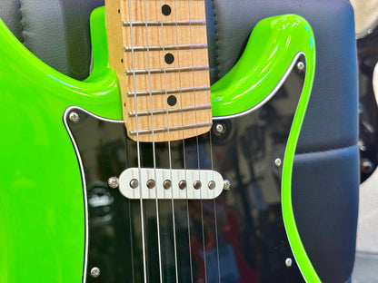🔥MINT 2019🔥 Fender Player Lead II ‘2’ Neon Green Electric Guitar + Hard Case!