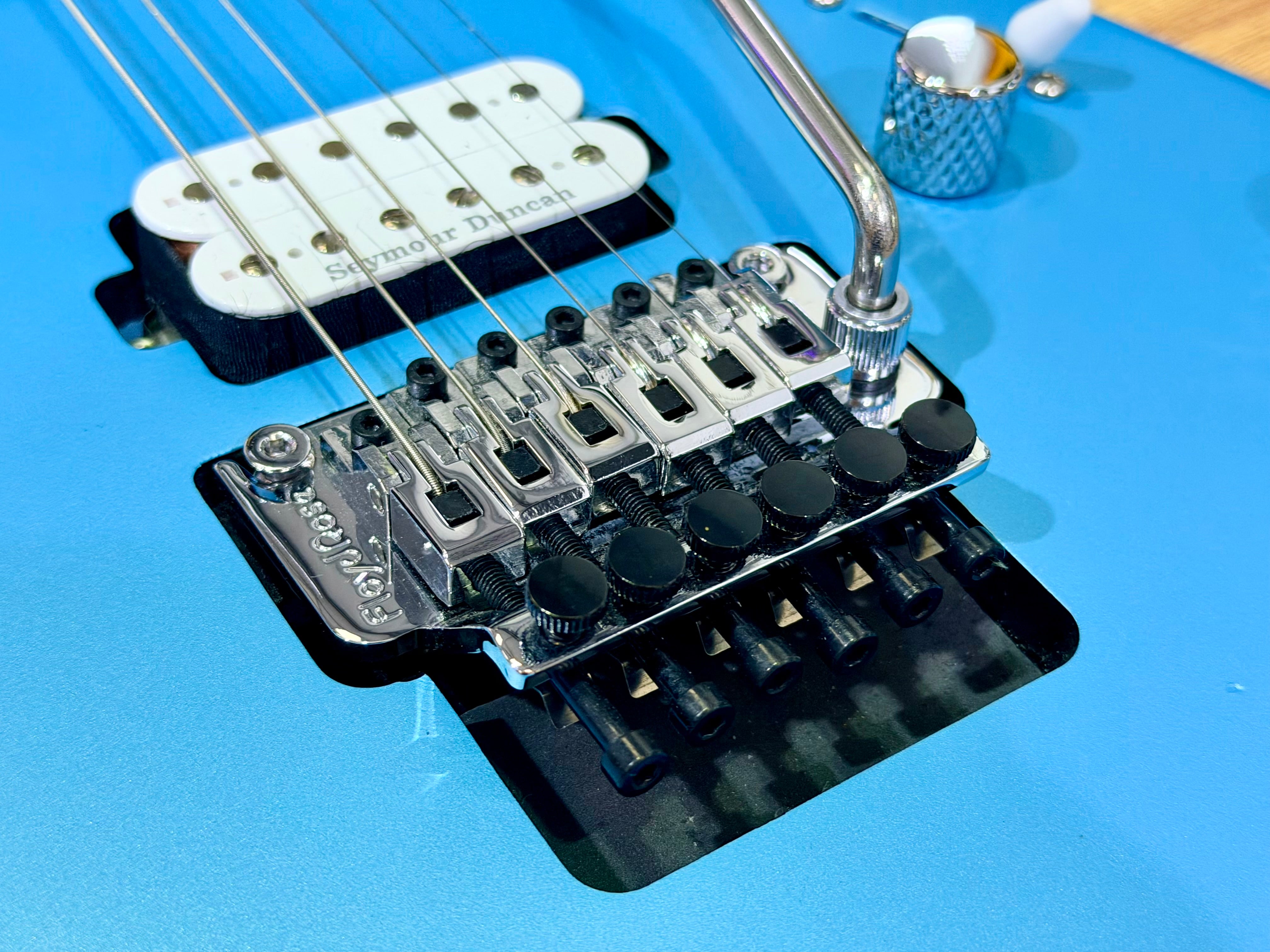 🔥2022🔥 Charvel Pro-Mod San Dimas Style 1 HH FR MN~Blue Frost~ Seymour Duncan!