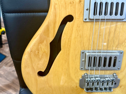 🌟KOREAN🌟 Shine SIL-410 F-Hole Electric Guitar~ Made In Korea~ Natural Gloss!