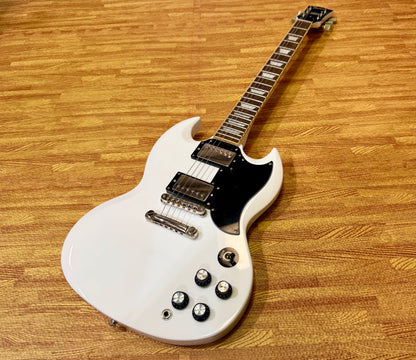 🔥2023🔥 Burny RSG-60 ’63 Alpine White SG Electric Guitar~ Near Mint~ Fernandes!