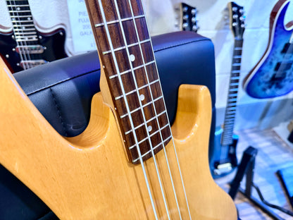 🎸 Washburn XB100 Electric Bass Guitar~ Hard Case~ Natural Gloss 🎸