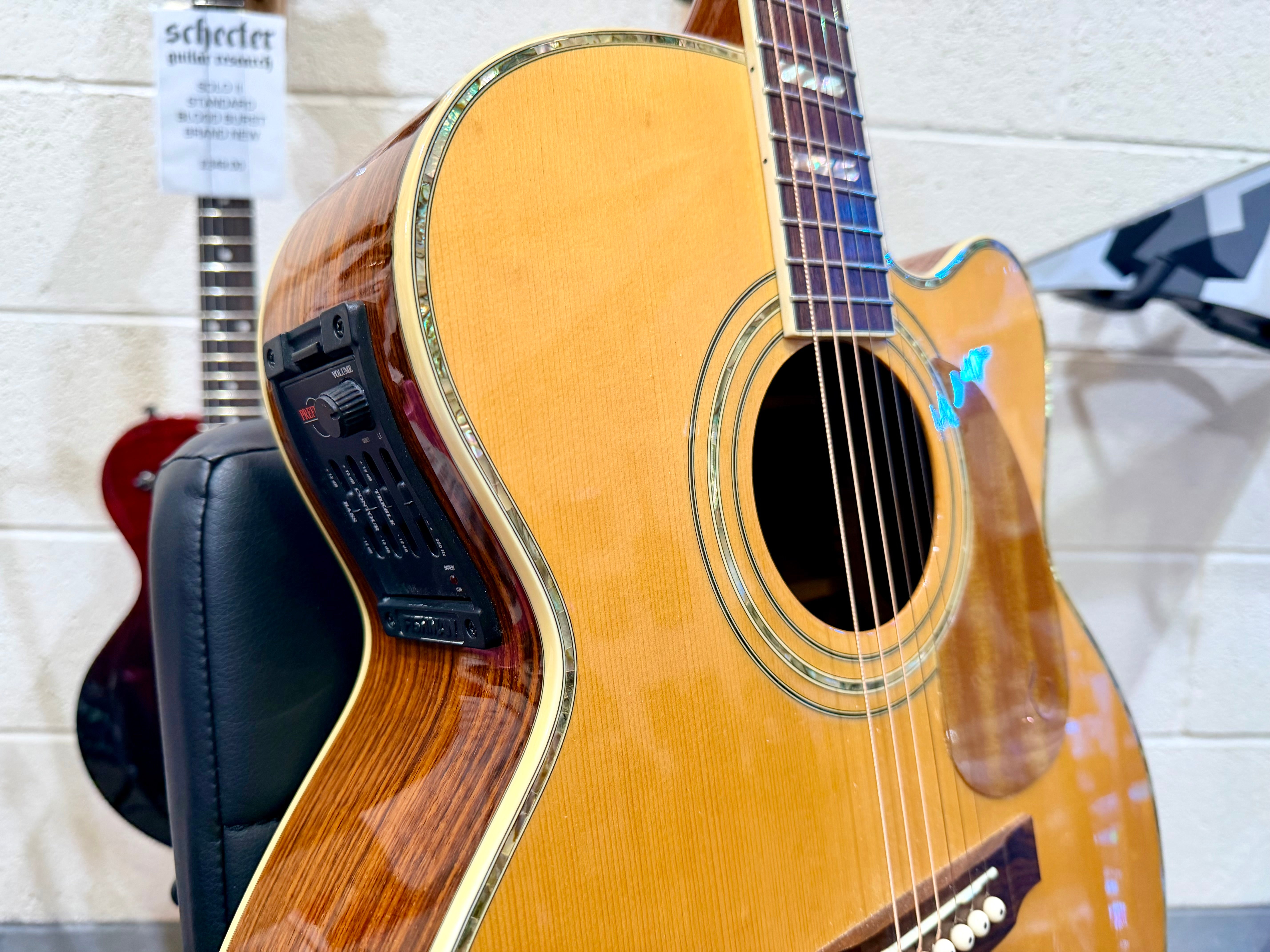 ✨1998 KOREA✨ Tanglewood SJ-10X Electro Acoustic Guitar~ Jumbo Dreadnought~RARE