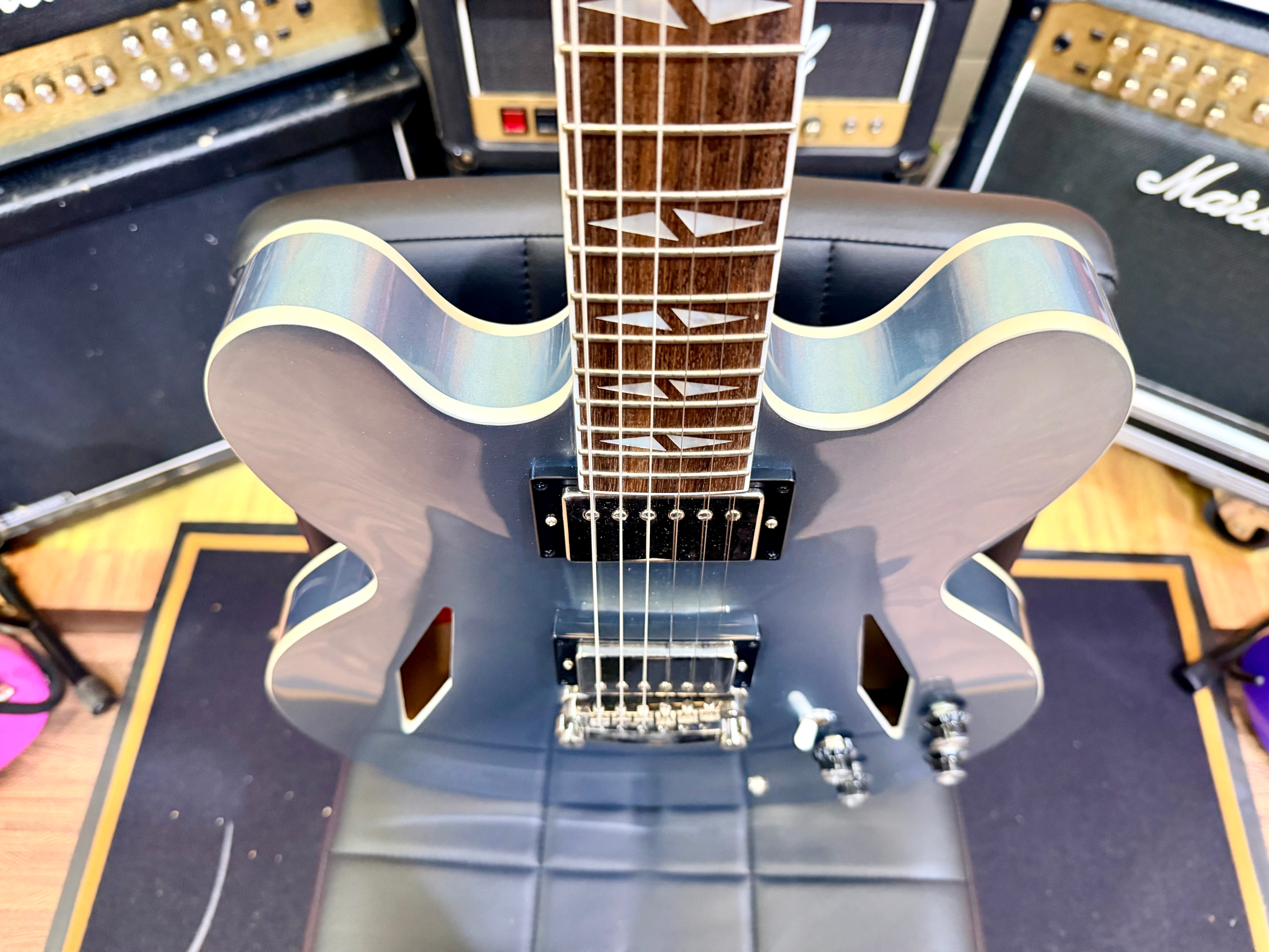 ⚡️2024⚡️ Epiphone Artist Dave Grohl DG-335~ By Gibson Custom~ Pelham Blue!