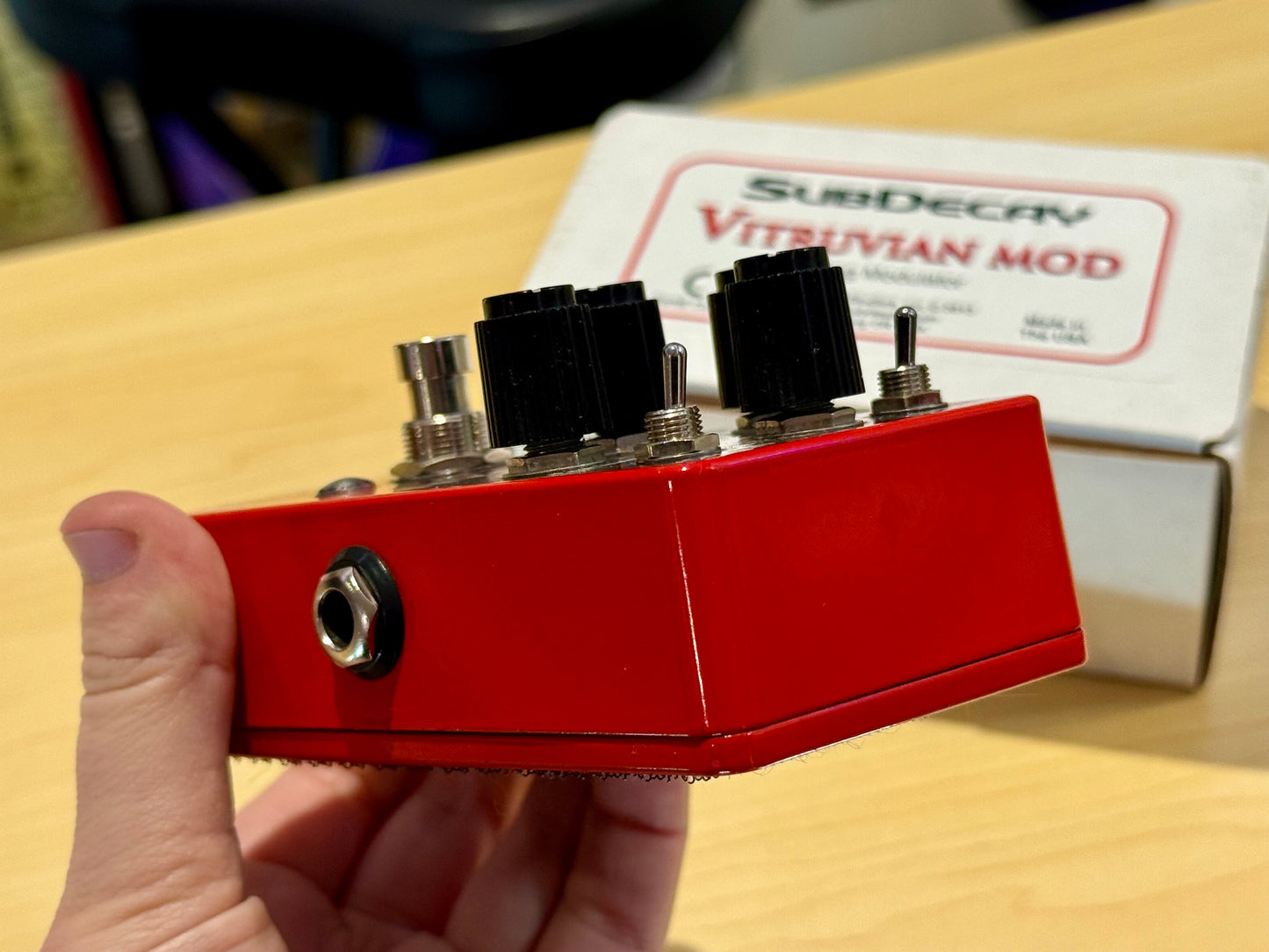 🎸RARE🎸 Subdecay Vitruvian Mod Ring Modulator Pedal~ Guitar Effects Unit!