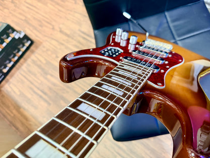 🔥NEW🔥 Vintage REVO Series 'Deluxe' Guitar ~ Cappuchino Burst~ Alan Entwistle!
