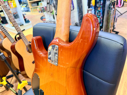 🇺🇸 Ernie Ball Music Man StingRay 4H 3EQ USA~ Honey Burst~ 2000 + Case 🇺🇸