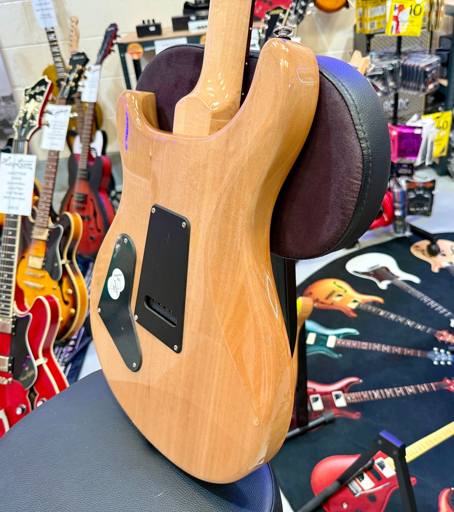 ✨2022 MODEL✨ PRS SE Custom 24~ Bonnie Pink + Gig Bag~ Natural Back~ STUNNING!