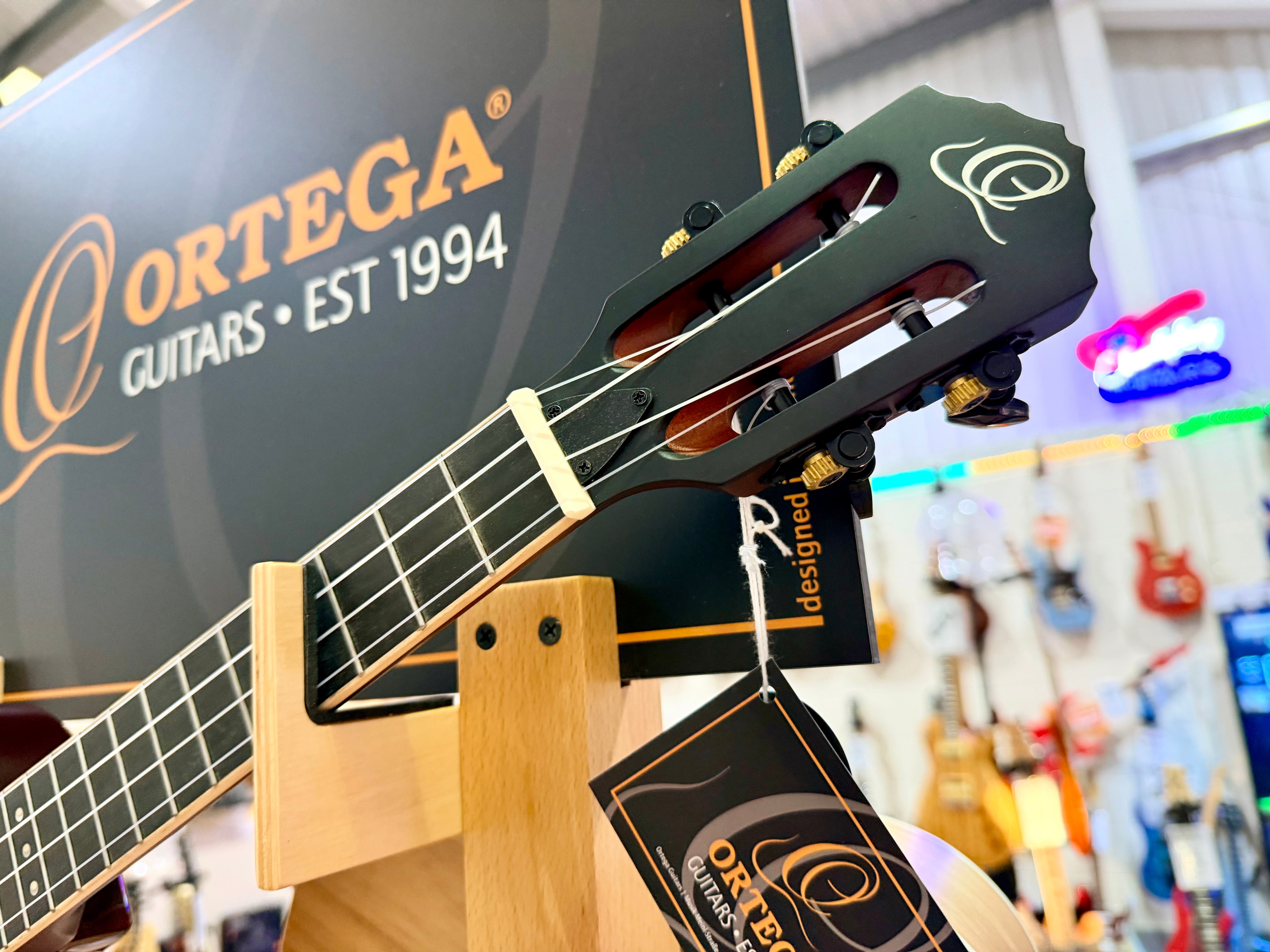 🔥NEW 2025🔥 Ortega Tourplayer Ukelele RTPX-U-ACA~Electric Uke~ Tenor Size + Bag