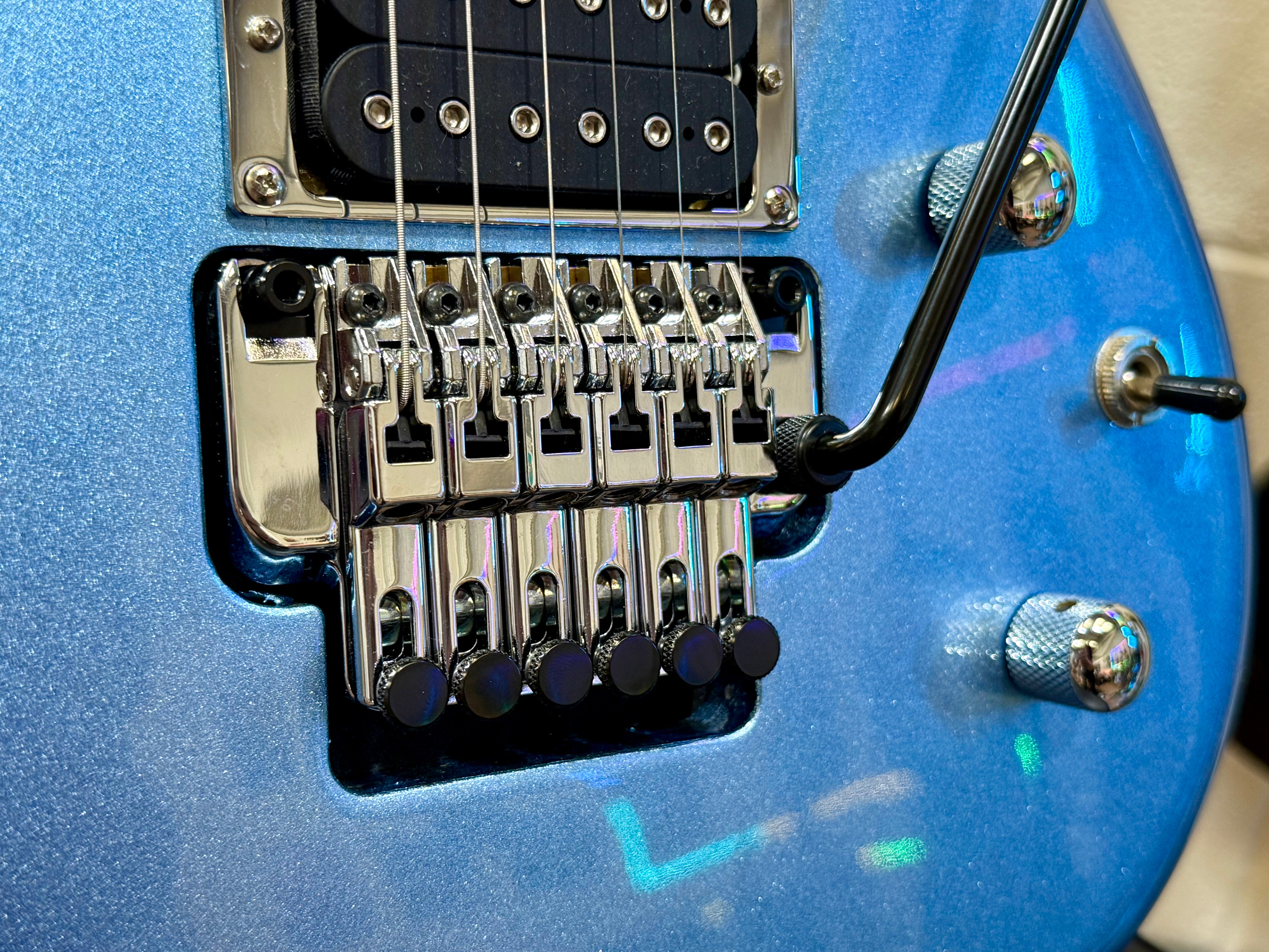 🔥MINT 2022🔥 Ibanez Signature JS140M Joe Satriani Soda Blue~ Edge Zero~ Ex-Demo