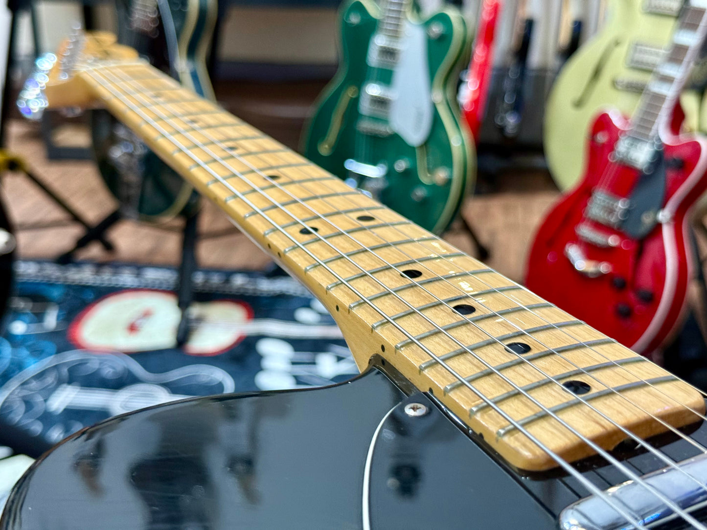🔥 1977 USA 🔥 Fender Telecaster~ All Original Black~ Maple Board~ Hard Case!