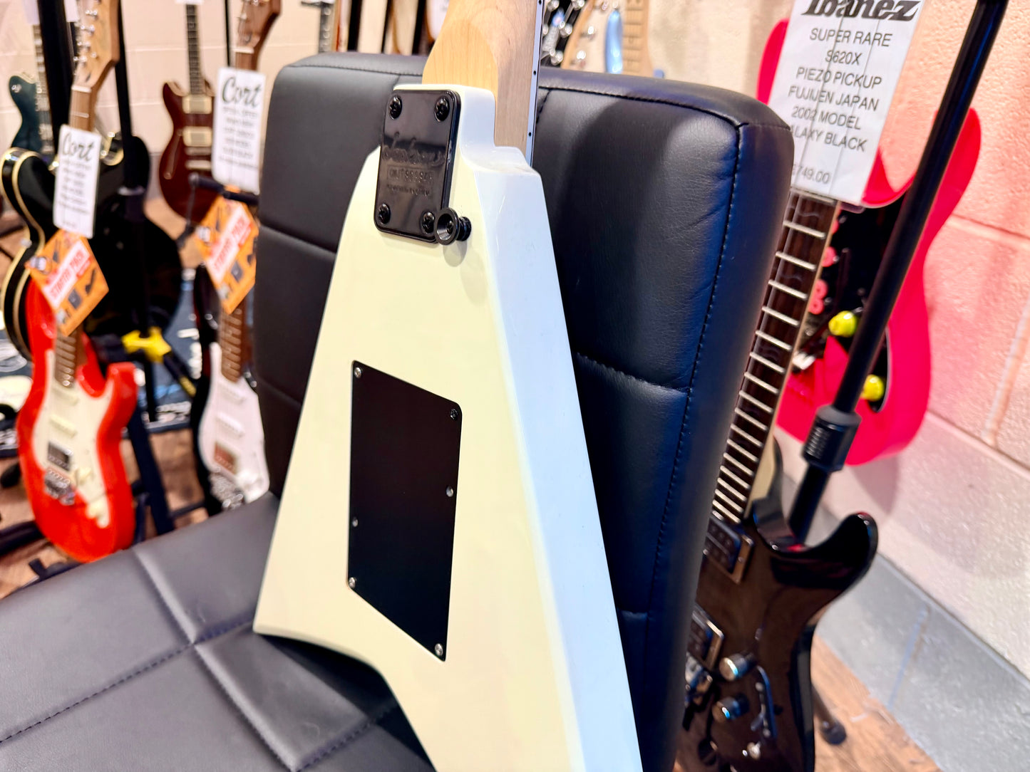 🔥WARMAN PICKUPS🔥 Jackson JS32 Rhodes Electric Guitar~ Randy Rhodes~ Ivory!