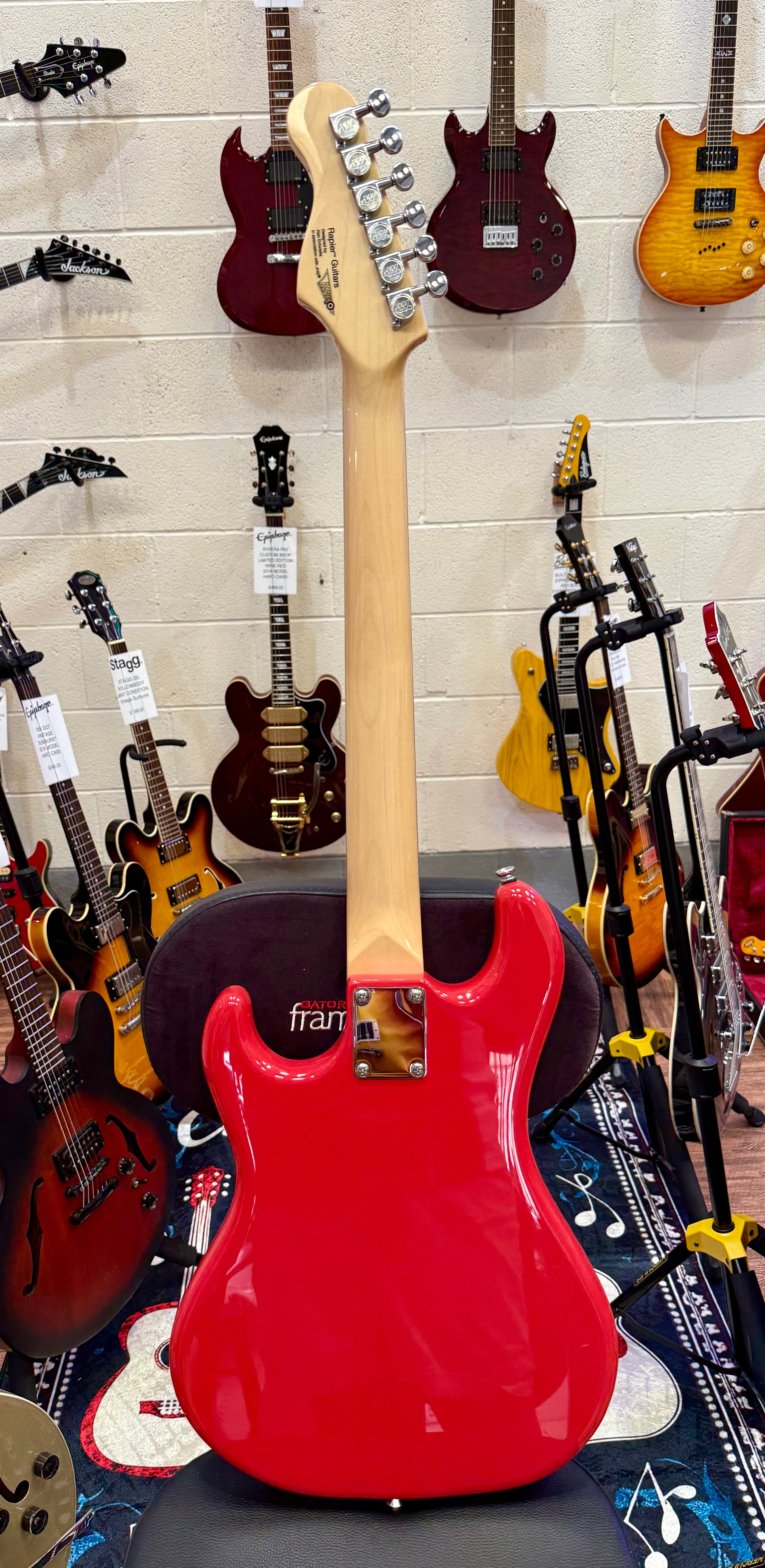 🔥SPECIAL OFFER🔥 NEW Rapier 22 Electric Guitar ~ Fiesta Red!