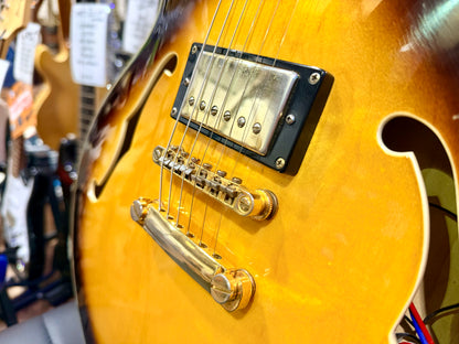 ☀️2008☀️ Epiphone Sheraton ii VS~ Vintage Sunburst~ Hollow-body~ Hard Case!