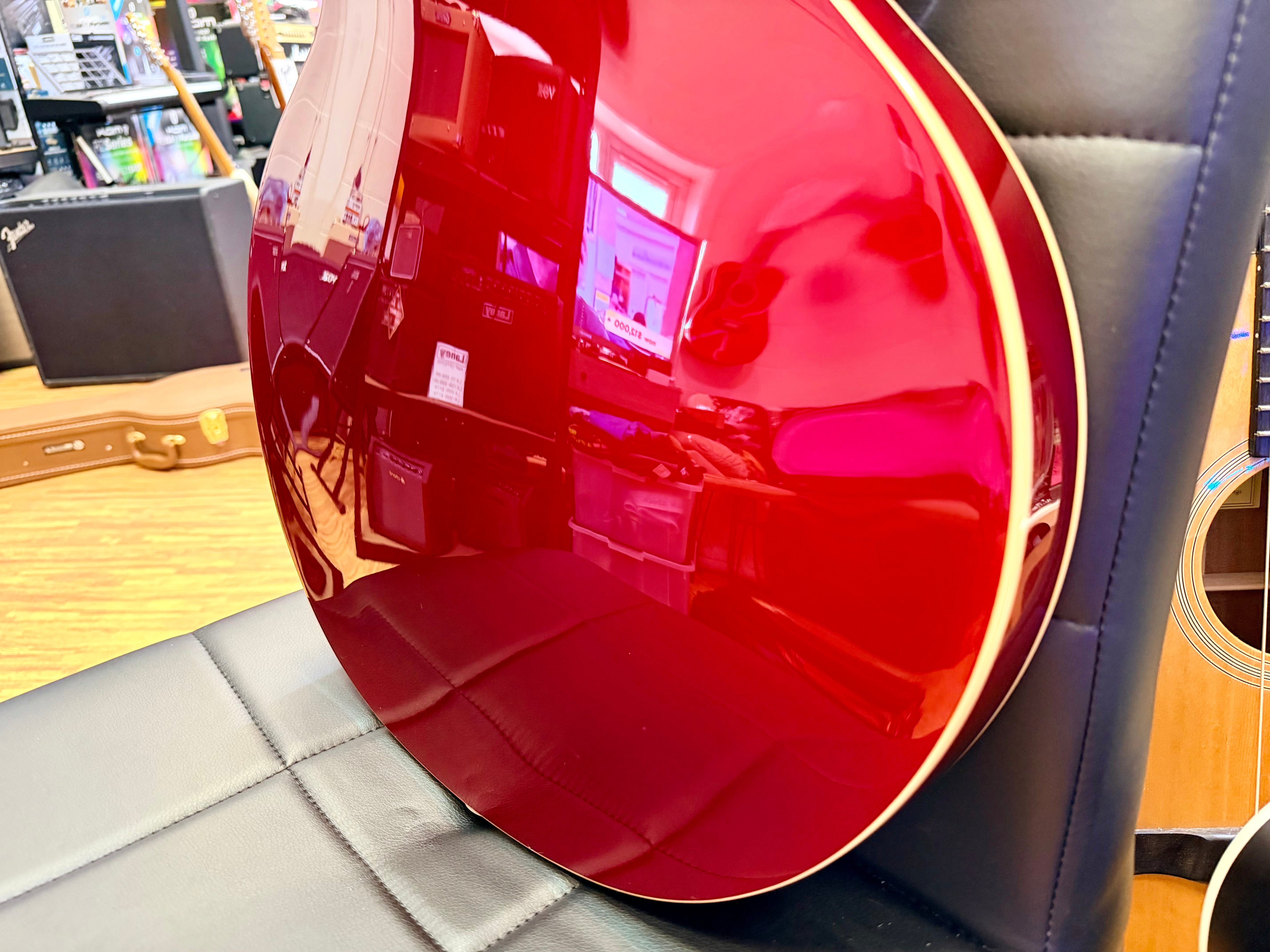 ✨2023✨ Epiphone Riviera Semi-Hollow Sparkling Burgundy~ Frequensator~ Hard Case