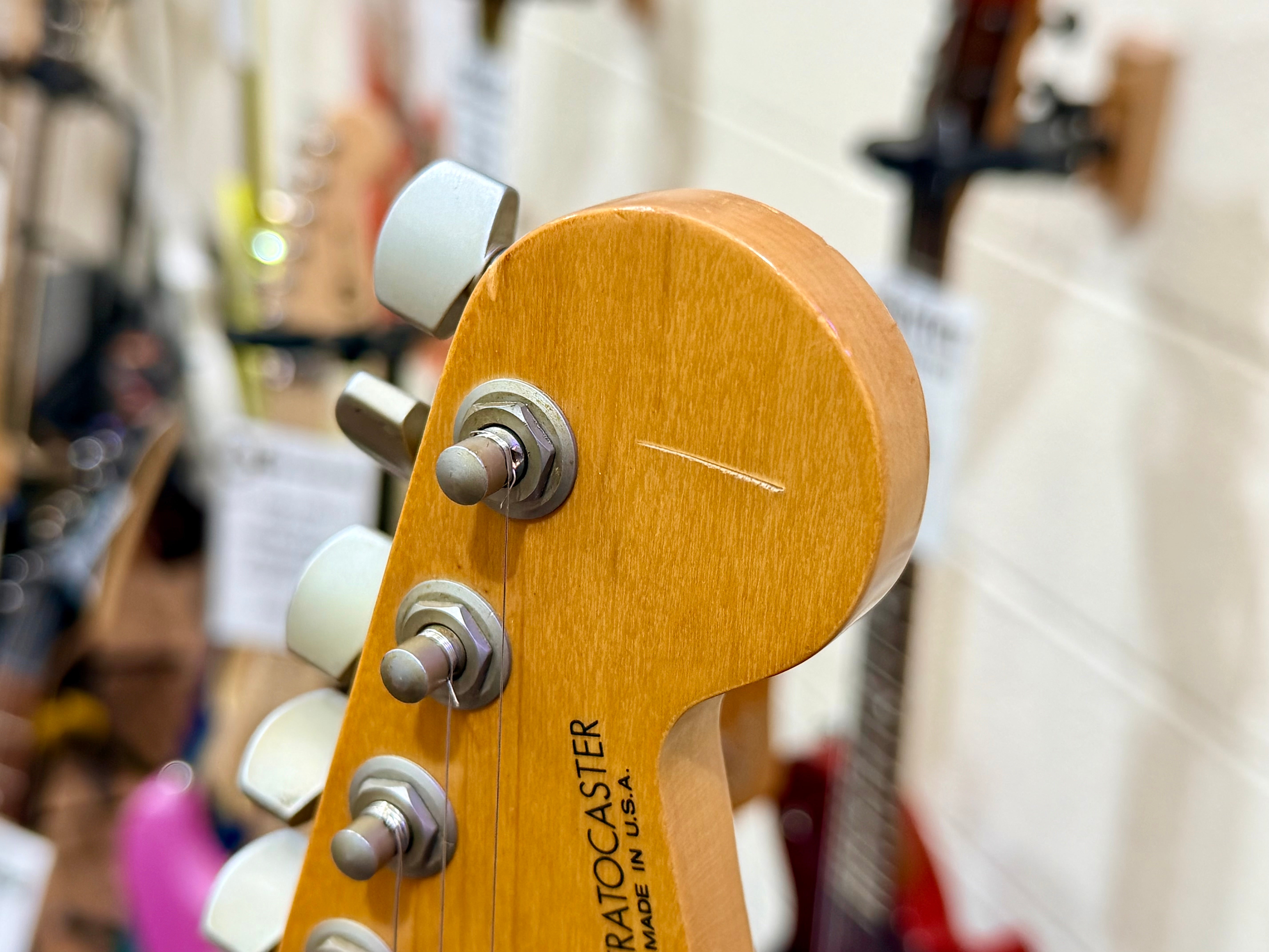 ✨1989 USA✨ Fender American Stratocaster Plus Deluxe~ Midnight Wine~ Lace Sensor