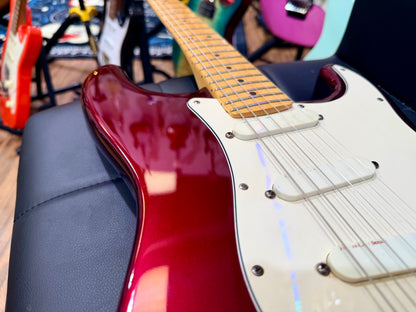 ✨1989 USA✨ Fender American Stratocaster Plus Deluxe~ Midnight Wine~ Lace Sensor