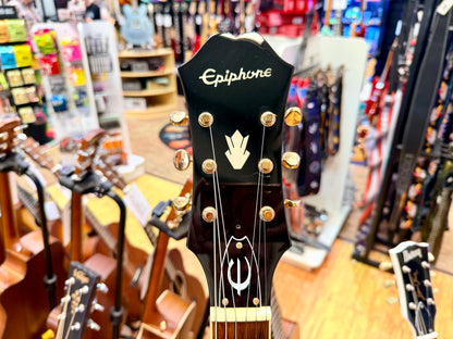 ✨2018✨ Epiphone Riviera Custom P93 Wine Red Bigsby P90 + New Gator Hard Case!
