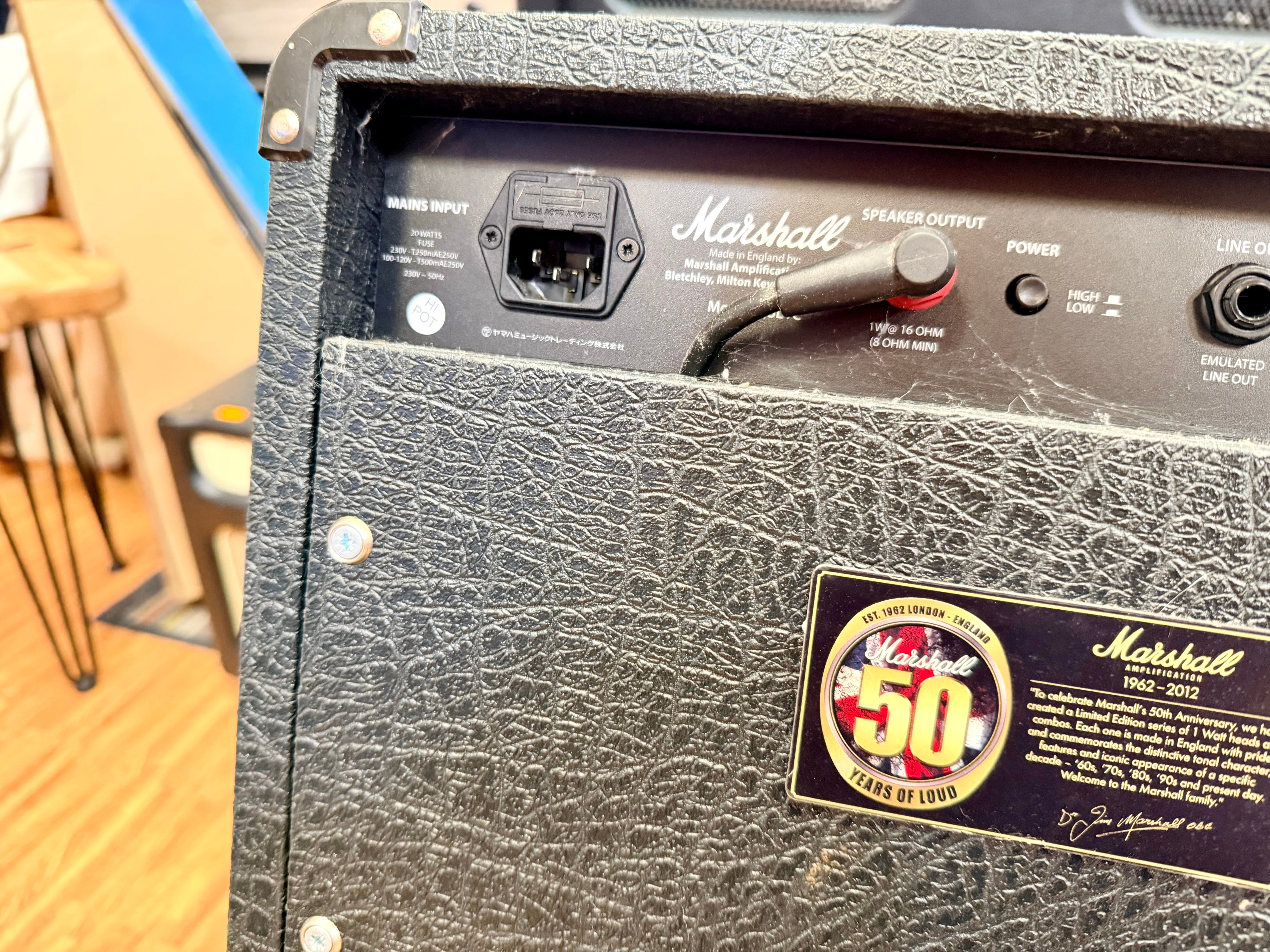 🔥RARE🔥 Marshall 50th Anniversary JCM 2000 1C DSL1 1-Watt Guitar Amp Combo 2012!