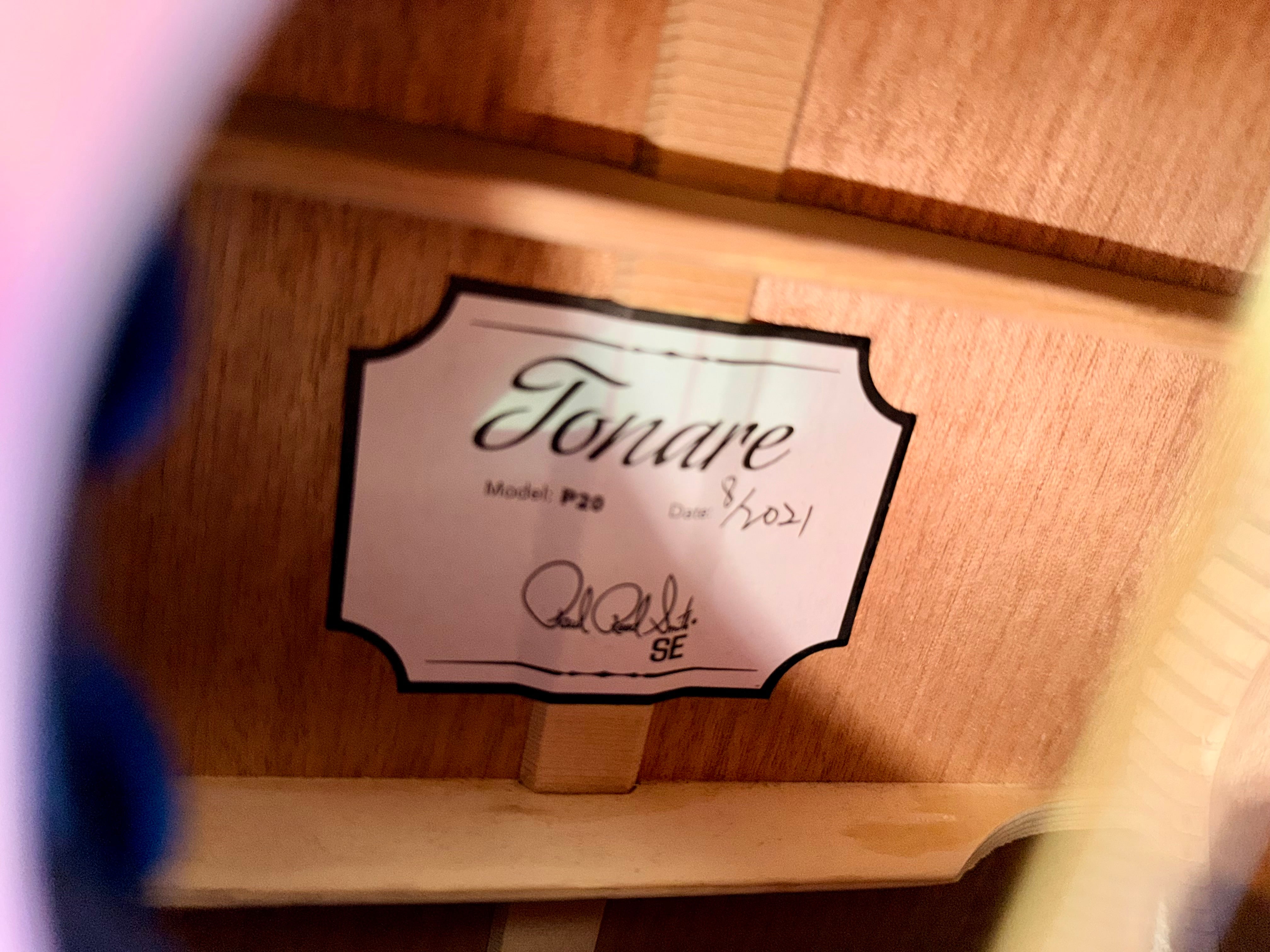 🌟LTD EDITION🌟 PRS SE Tonare Parlour P20E Electro-Acoustic Guitar~Lotus Pink + Gig Bag